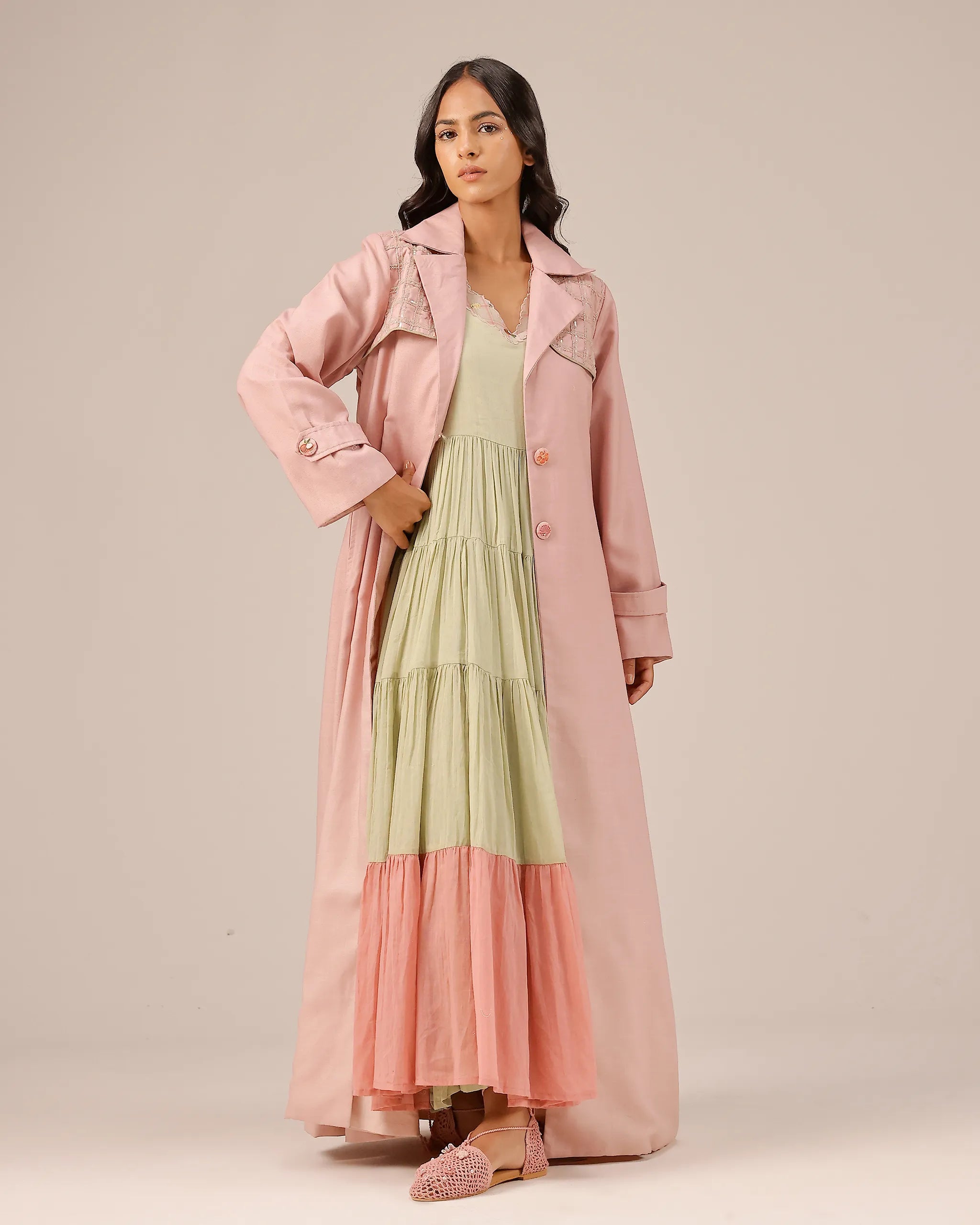 Melon Muse Dress & Jacket (Pink)