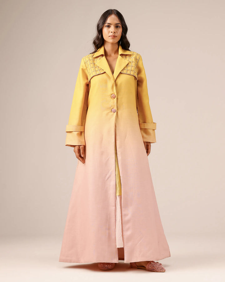 Melon Muse Jacket (Yellow To Pink)