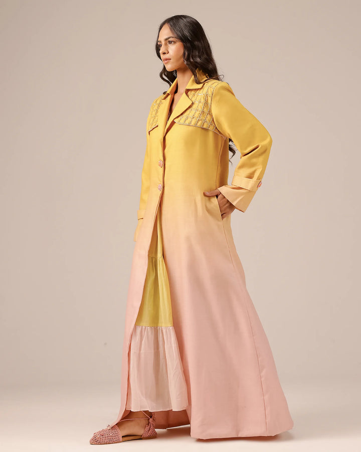 Melon Muse Jacket (Yellow To Pink)