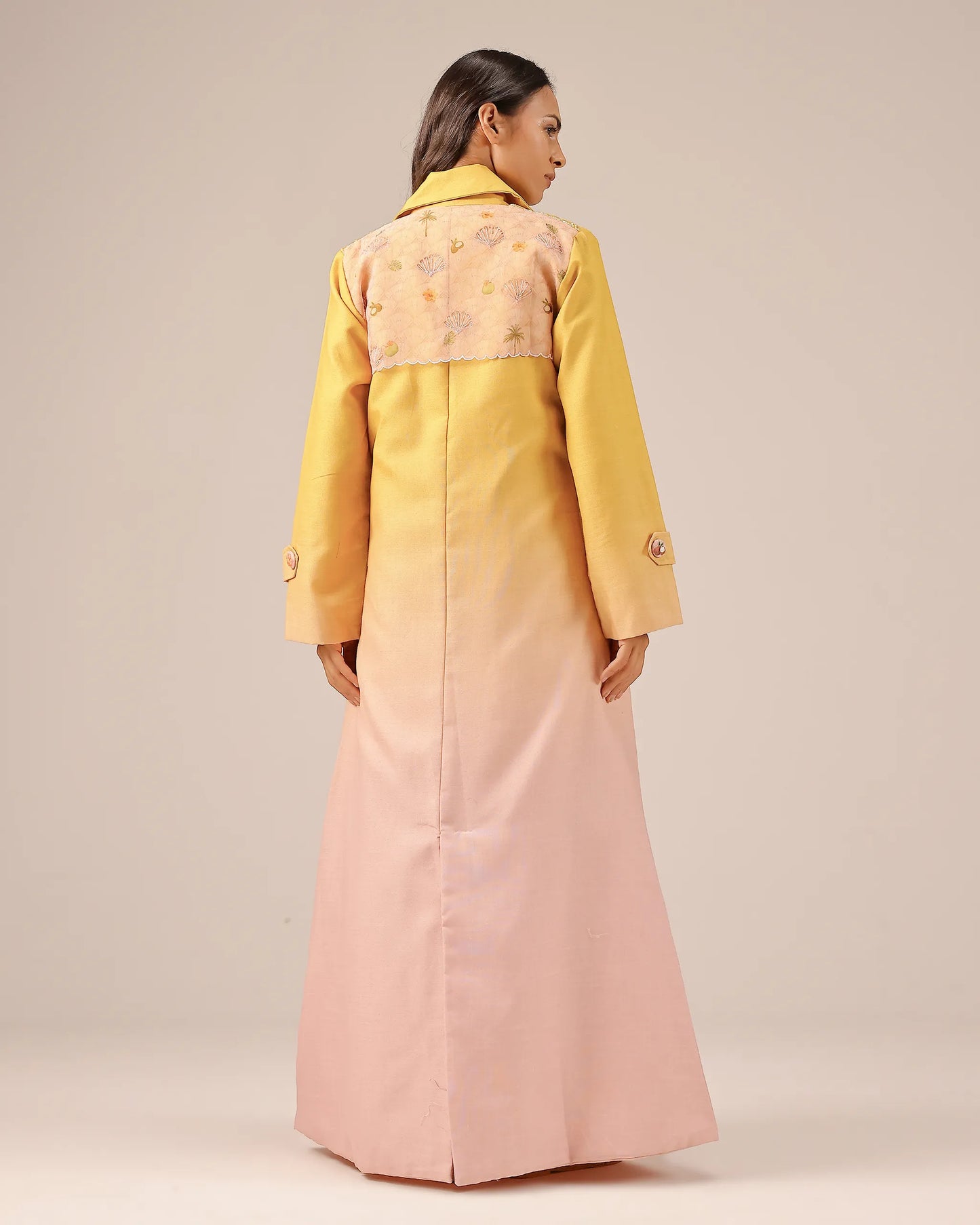 Melon Muse Jacket (Yellow To Pink)