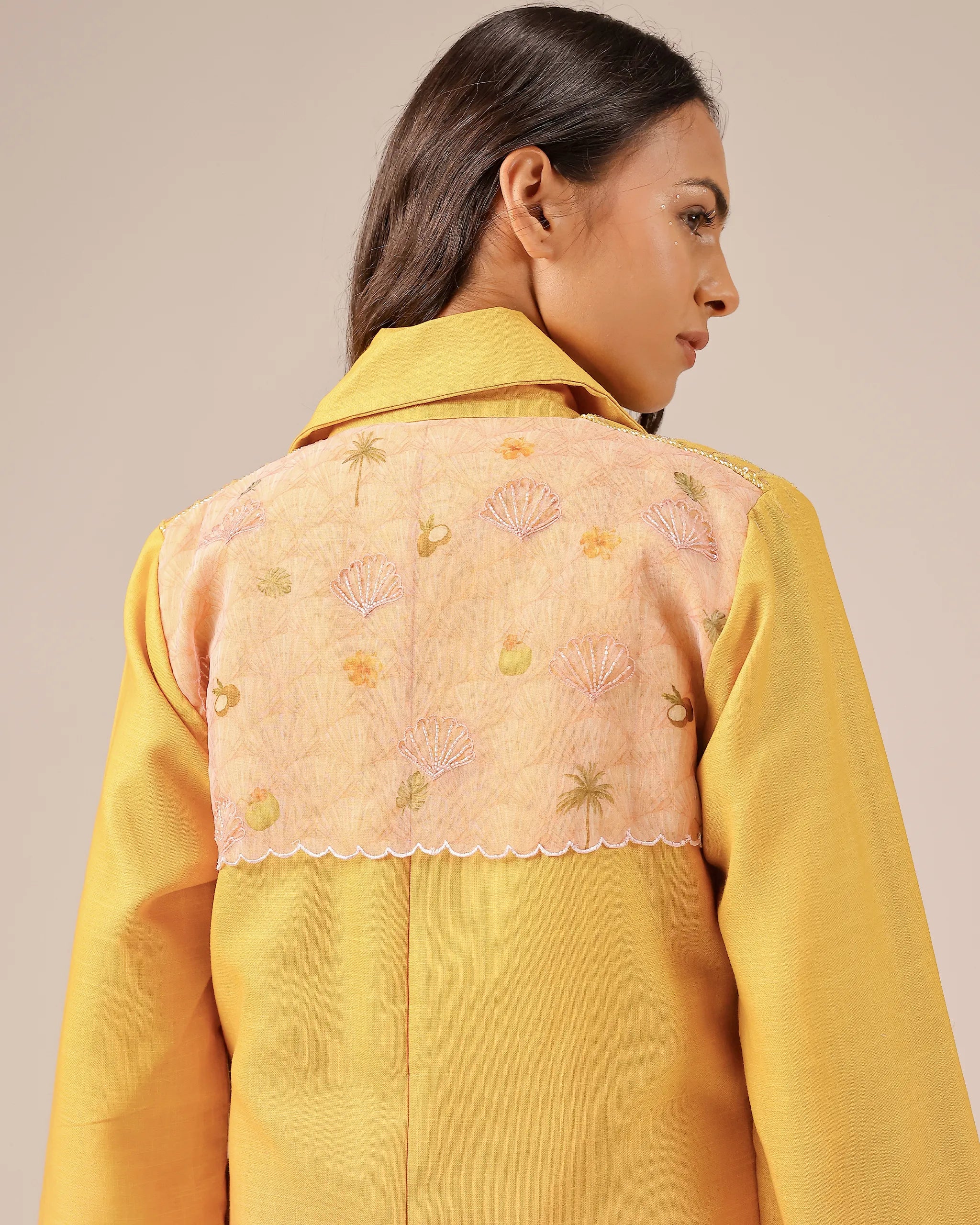 Melon Muse Jacket (Yellow To Pink)
