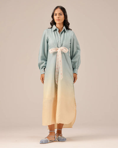 Hibiscus Linen Midi Dress - OurDve