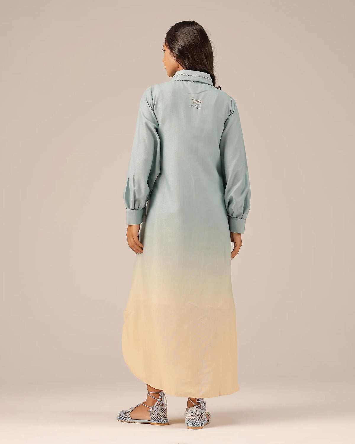 Hibiscus Linen Midi Dress - OurDve