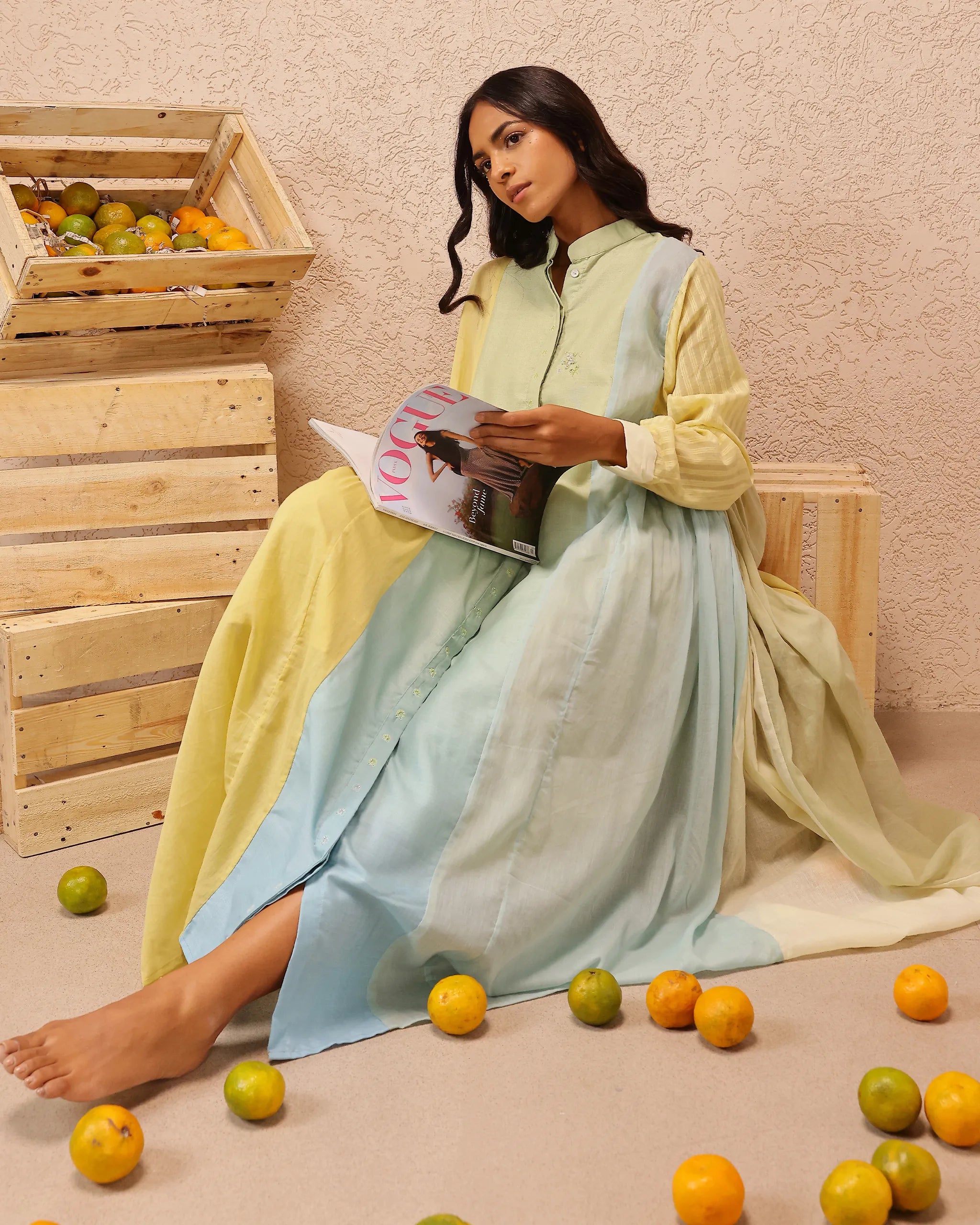 Drift A-Line Linen Dress - OurDve