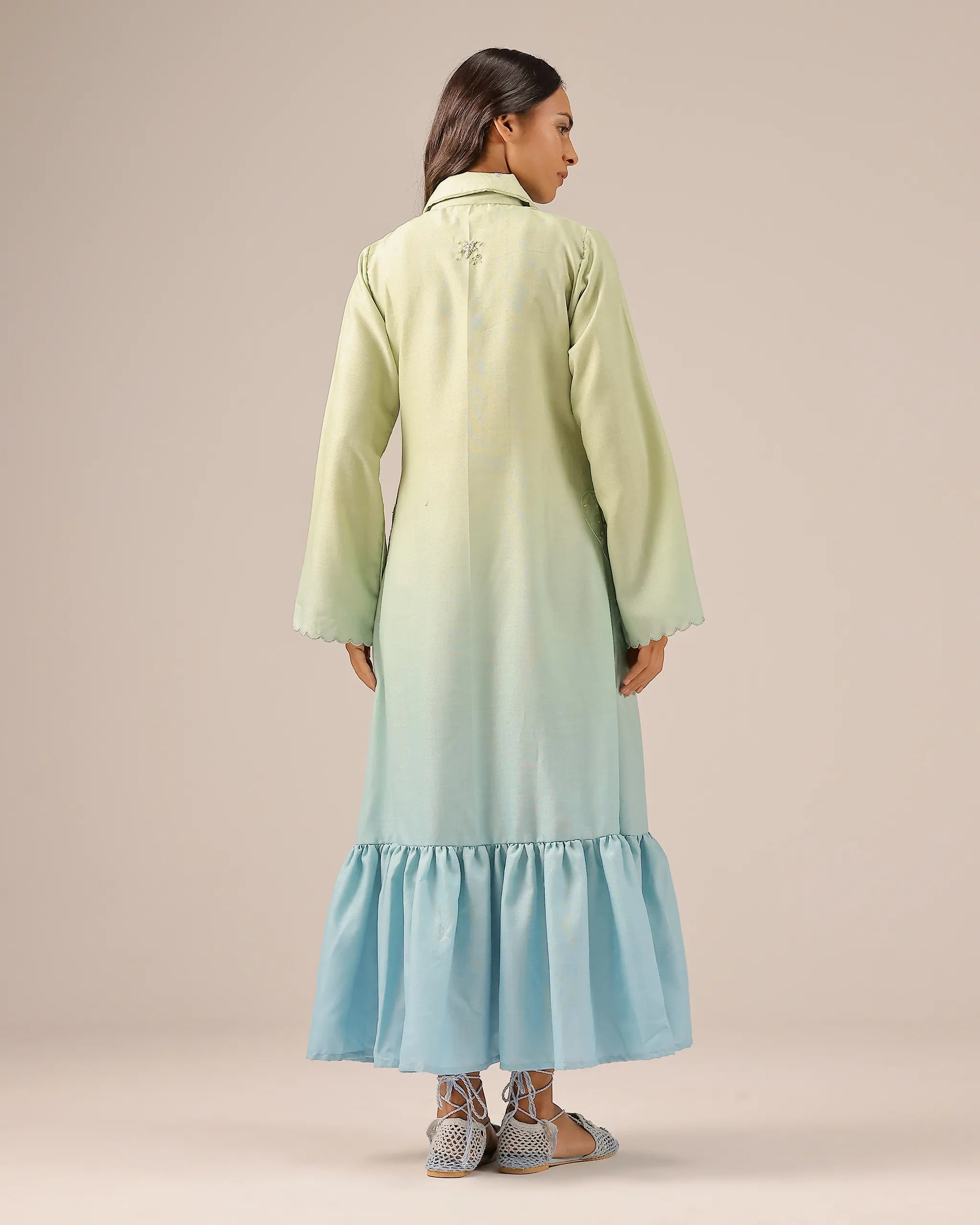 Seafoam Linen Dress - OurDve