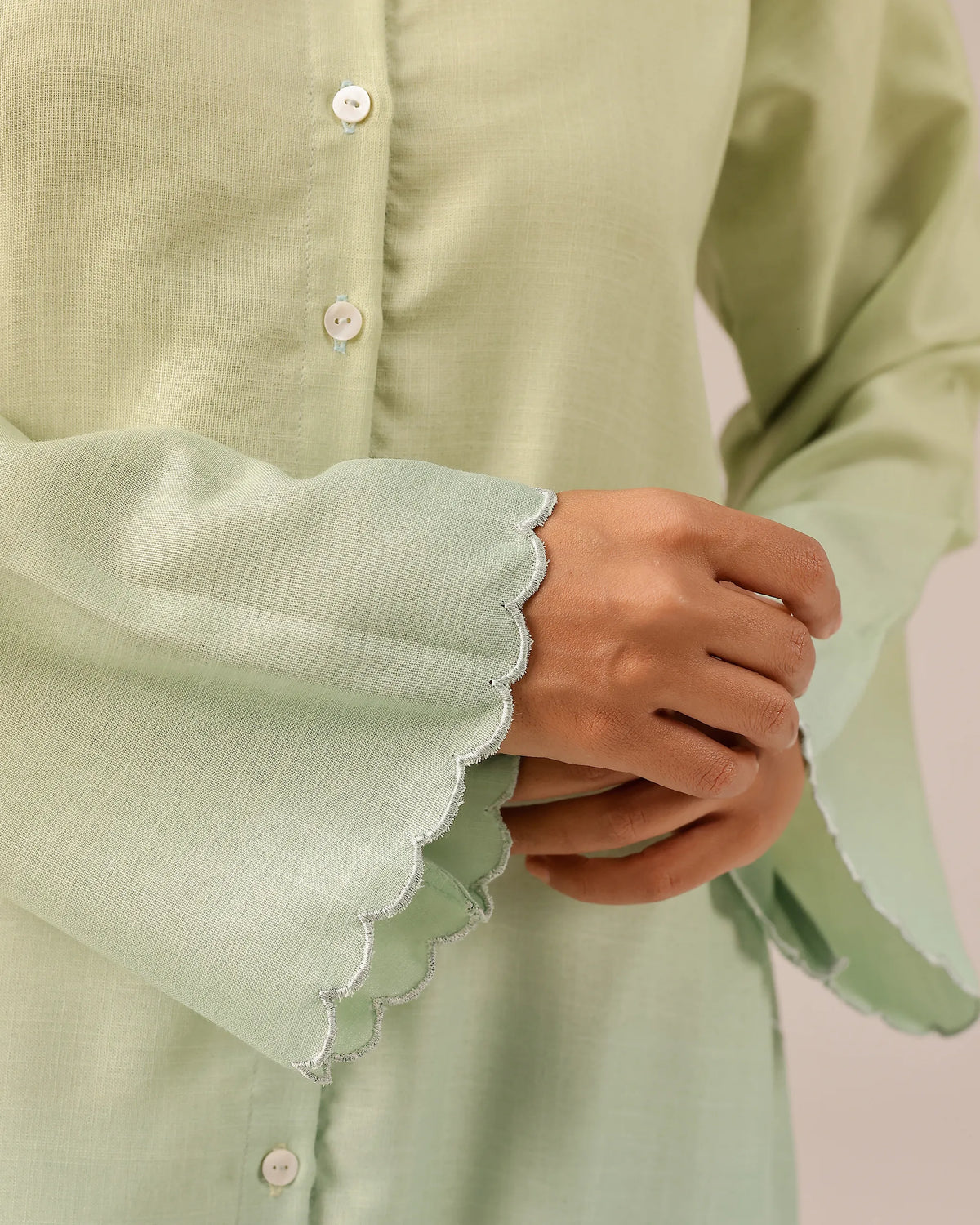 Seafoam Linen Dress - OurDve