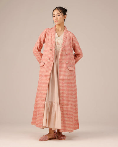 Pink Merry Berry Vintage-Inspired Cotton Dress - OurDve