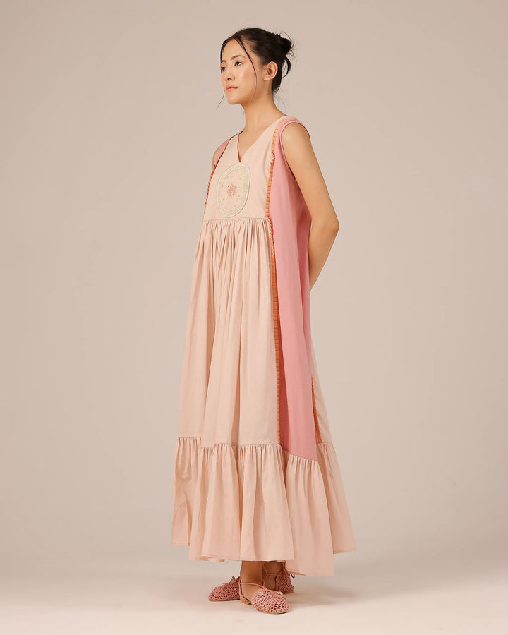 Pink Merry Berry Vintage-Inspired Cotton Dress - OurDve