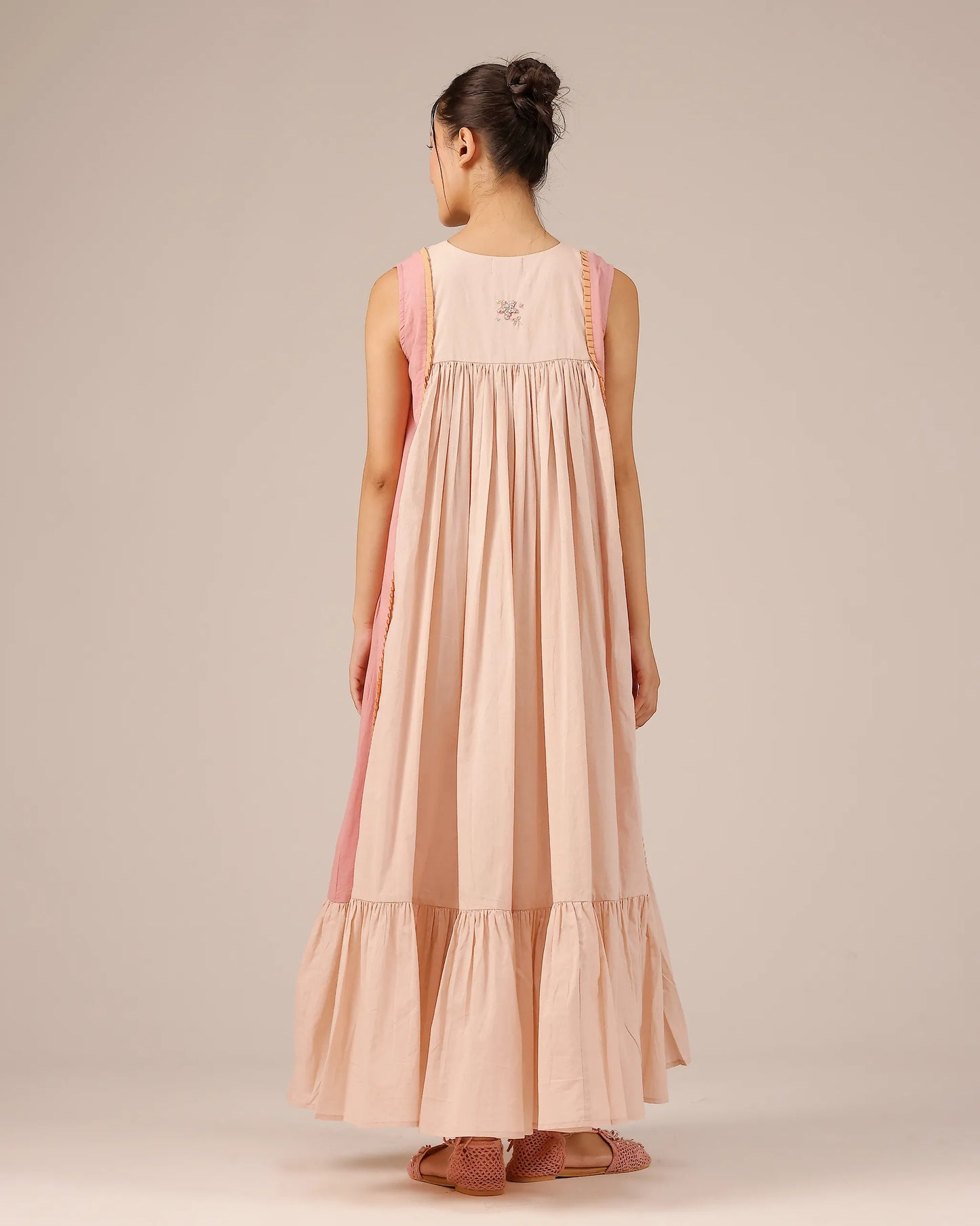 Pink Merry Berry Vintage-Inspired Cotton Dress - OurDve