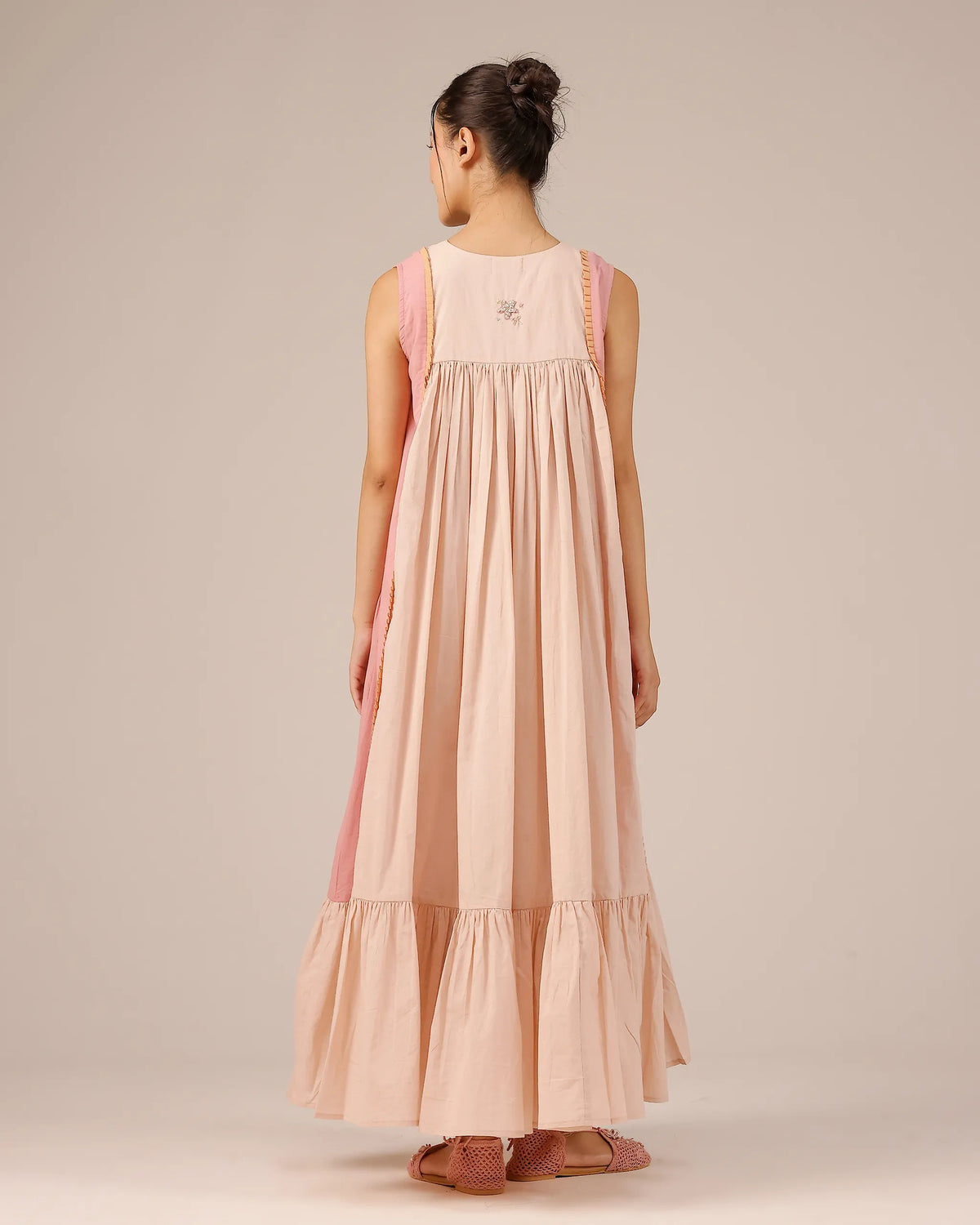 Pink Merry Berry Vintage-Inspired Cotton Dress - OurDve