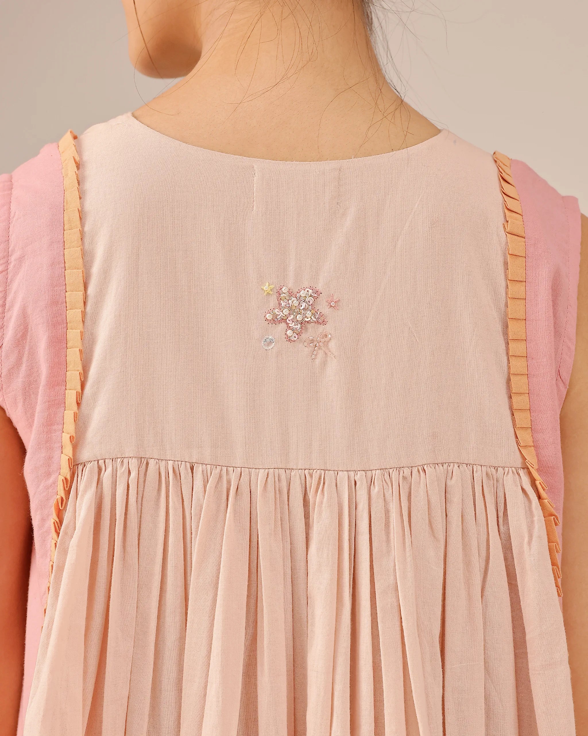 Pink Merry Berry Vintage-Inspired Cotton Dress - OurDve