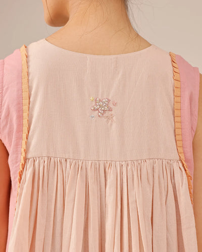 Pink Merry Berry Vintage-Inspired Cotton Dress - OurDve