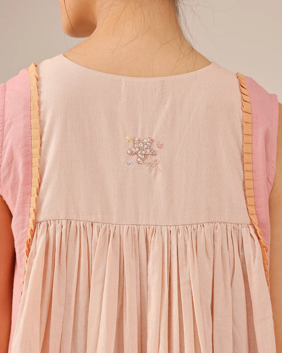 Pink Merry Berry Vintage-Inspired Cotton Dress - OurDve