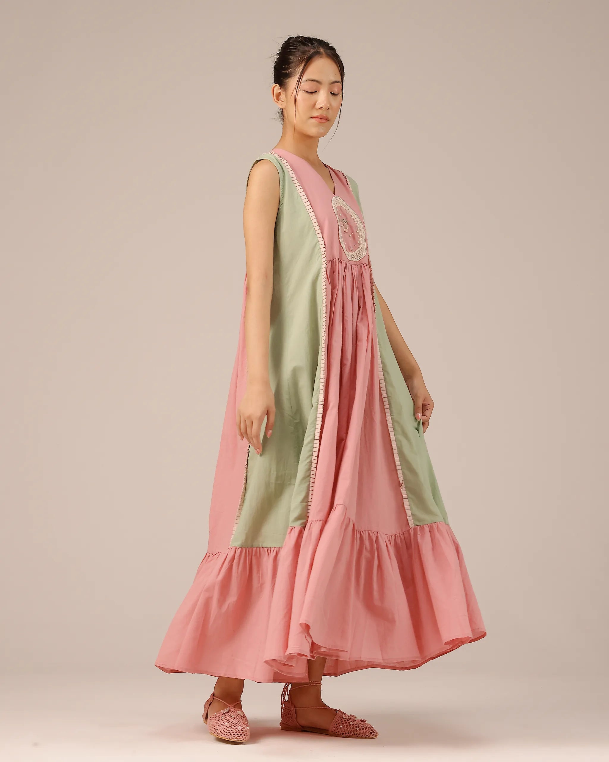 Merry Berry Vintage-Inspired Cotton Dress - OurDve