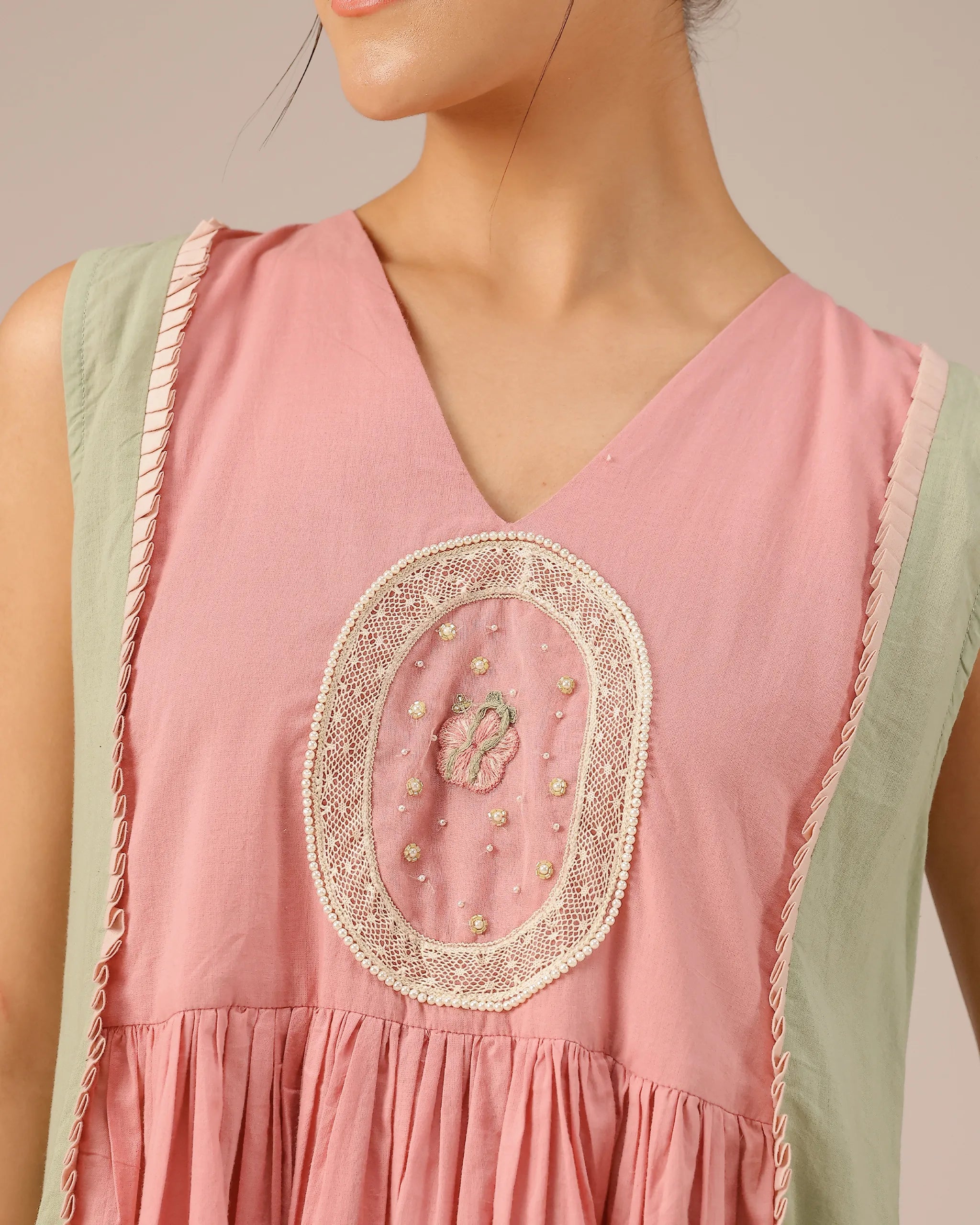 Merry Berry Vintage-Inspired Cotton Dress - OurDve