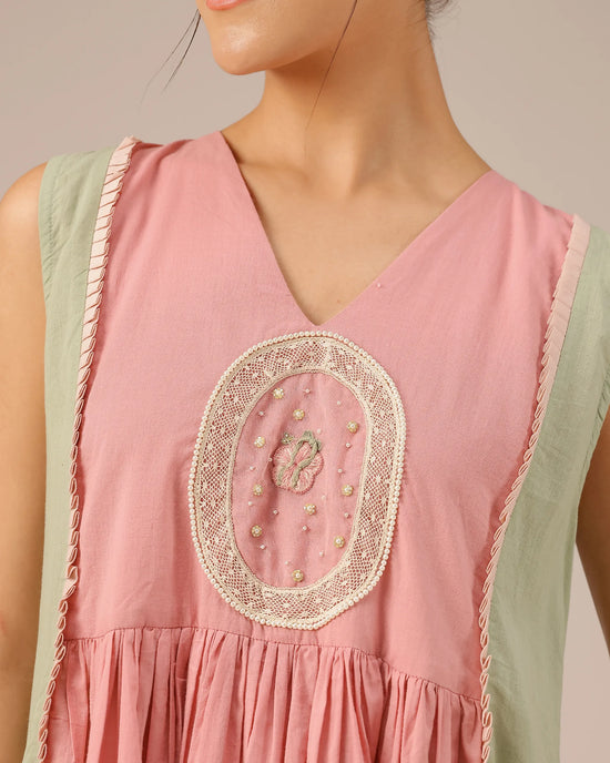 Merry Berry Vintage-Inspired Cotton Dress - OurDve