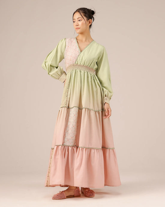 Pop Patchwork Linen Dress – OurDve