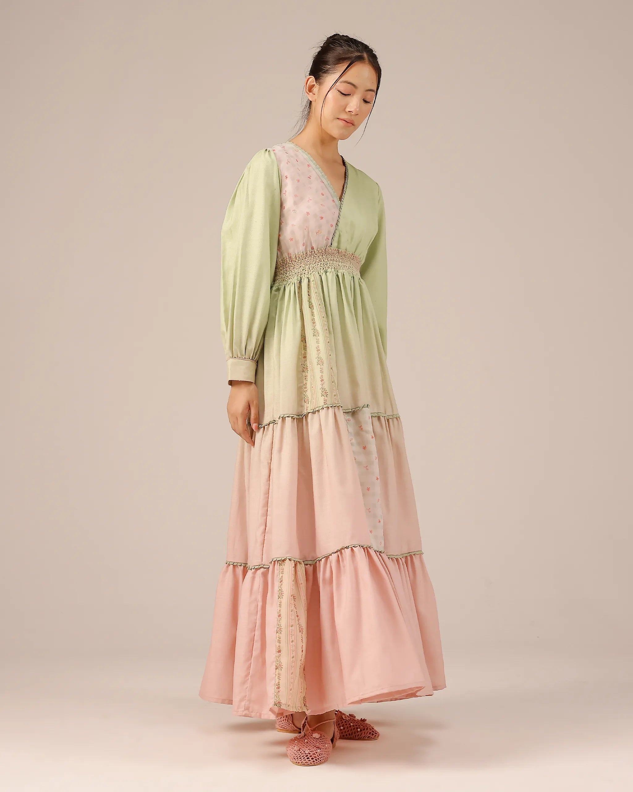 Pop Patchwork Linen Dress – OurDve