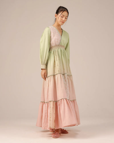 Pop Patchwork Linen Dress – OurDve