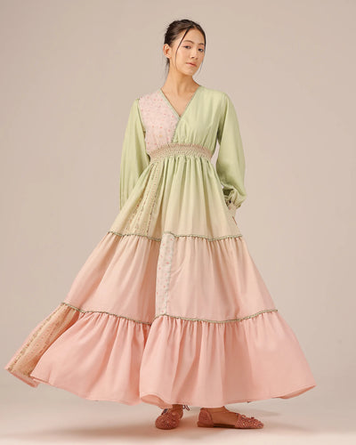 Pop Patchwork Linen Dress – OurDve