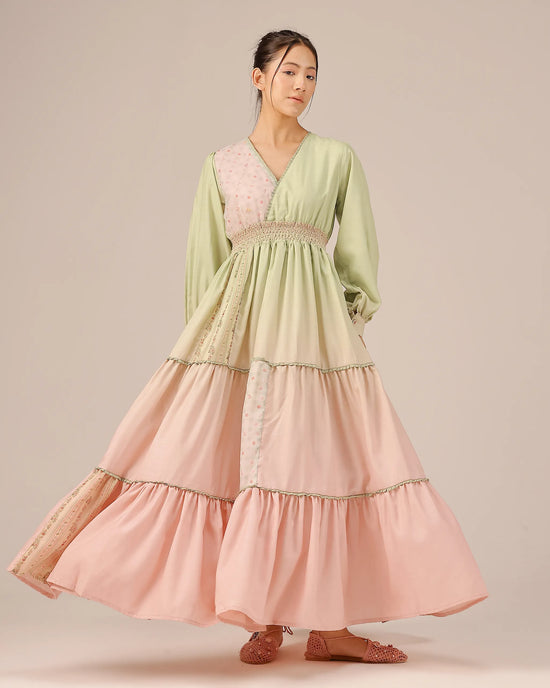 Pop Patchwork Linen Dress – OurDve