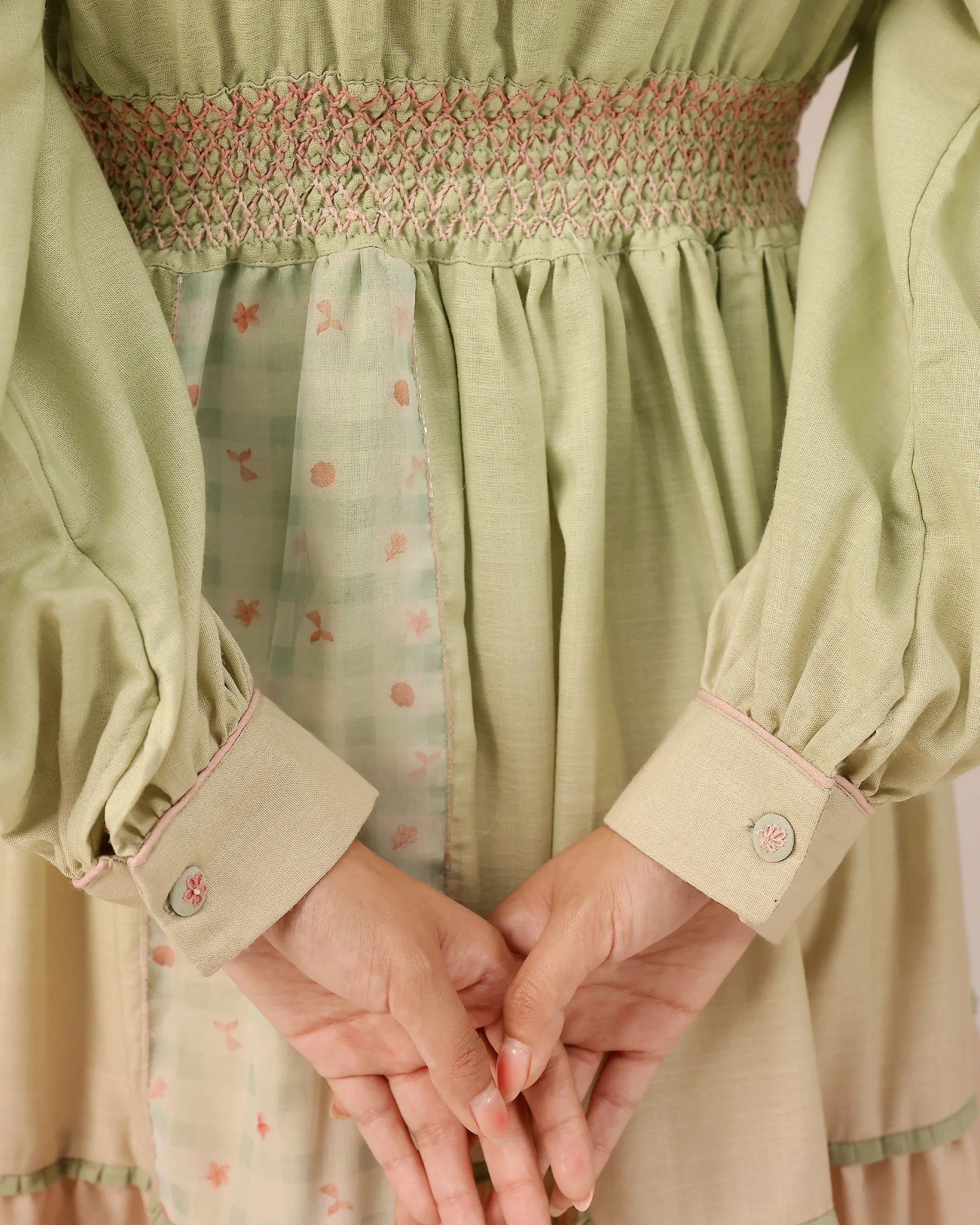 Pop Patchwork Linen Dress – OurDve