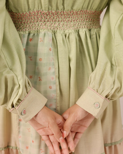 Pop Patchwork Linen Dress – OurDve