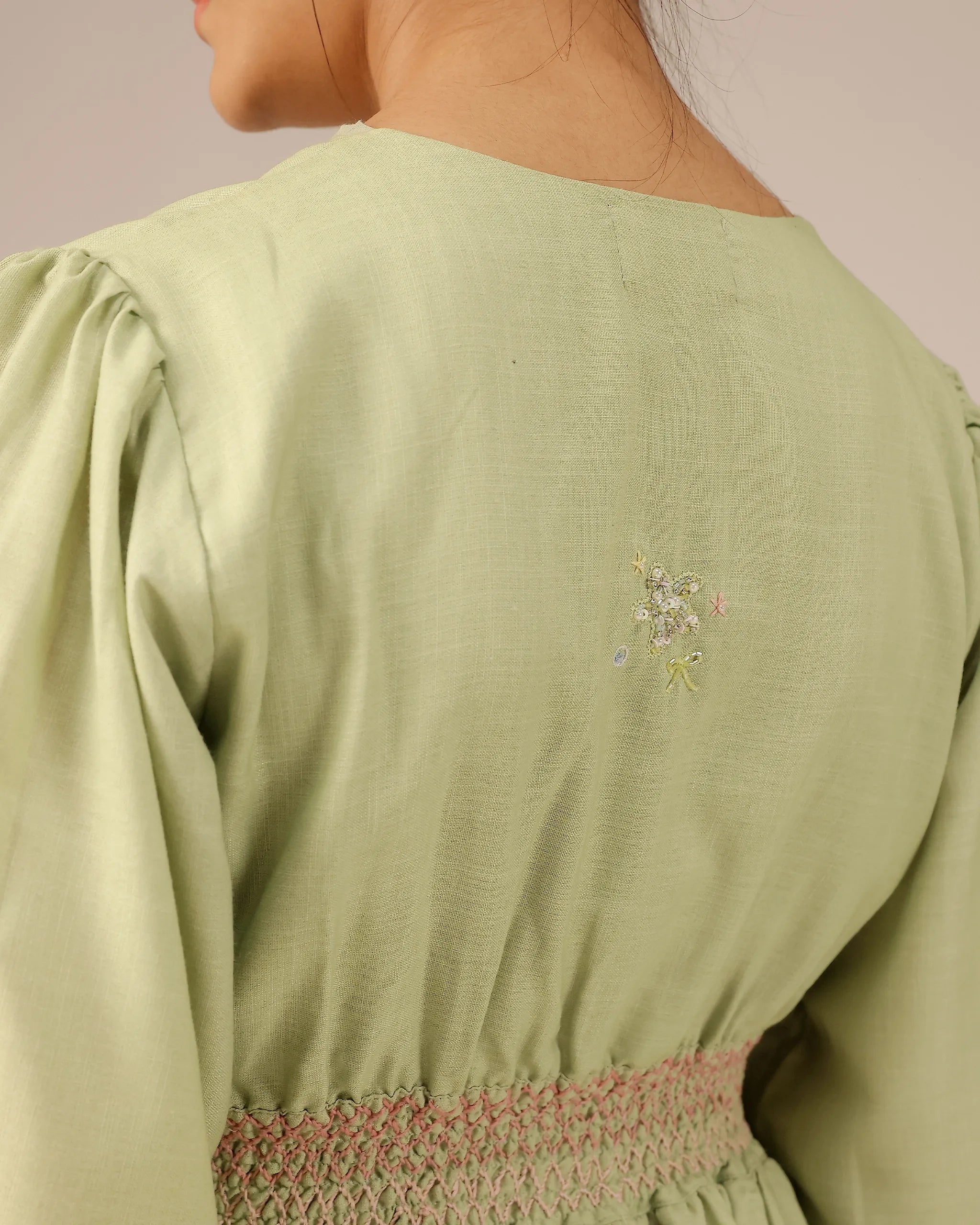 Pop Patchwork Linen Dress – OurDve