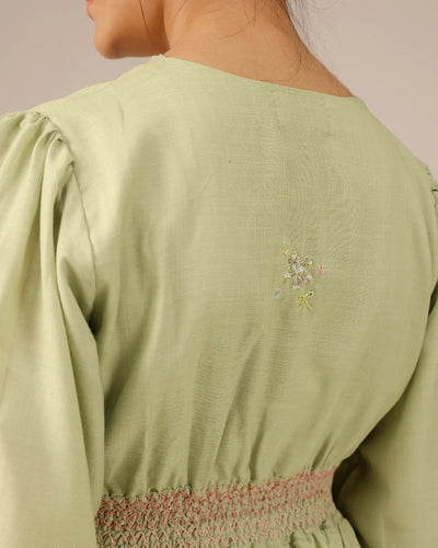 Pop Patchwork Linen Dress – OurDve
