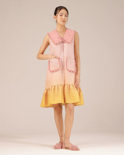 Coconut Crush Dress (Pink To Yellow)