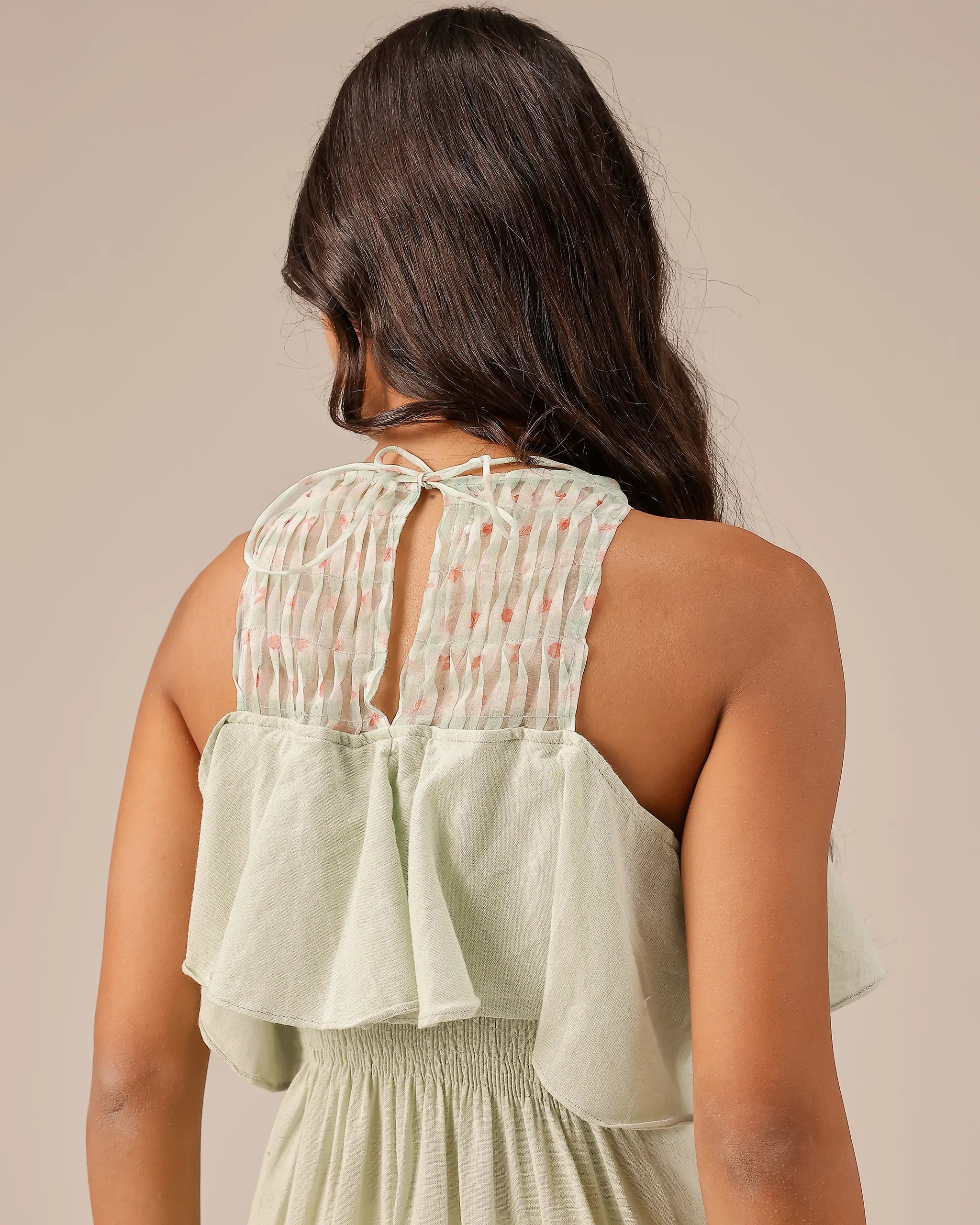 Palm Pop Jacket & Dress (Light Green)