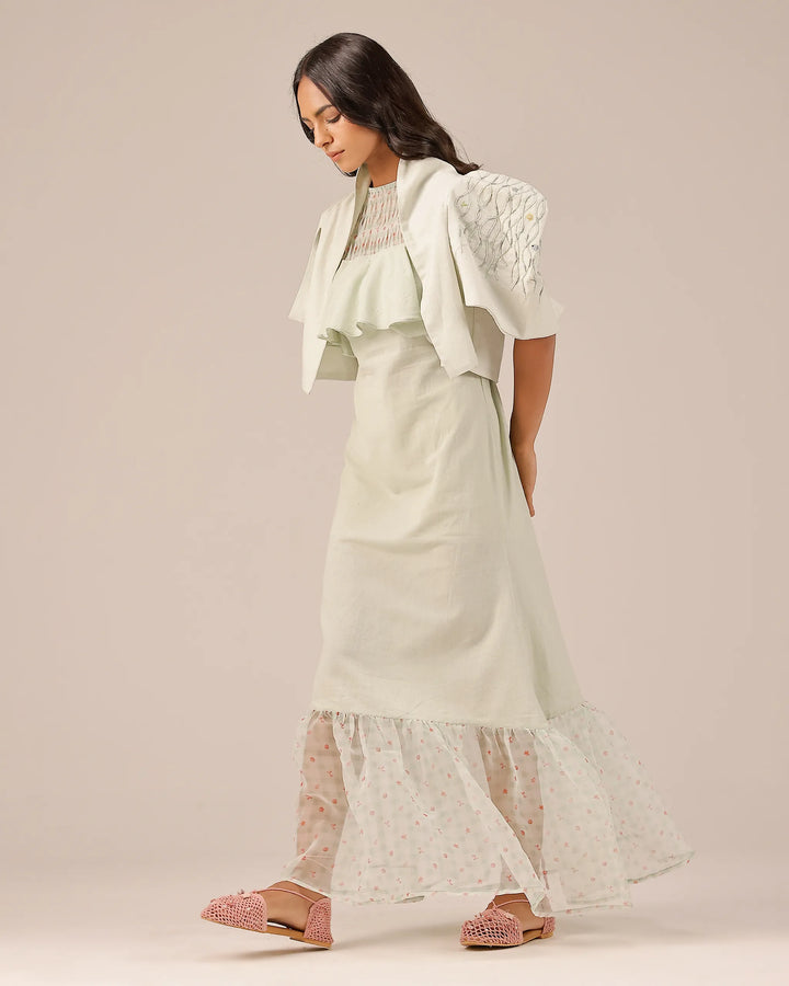 Palm Pop Jacket & Dress (Light Green)