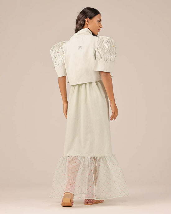 Palm Pop Jacket & Dress (Light Green)