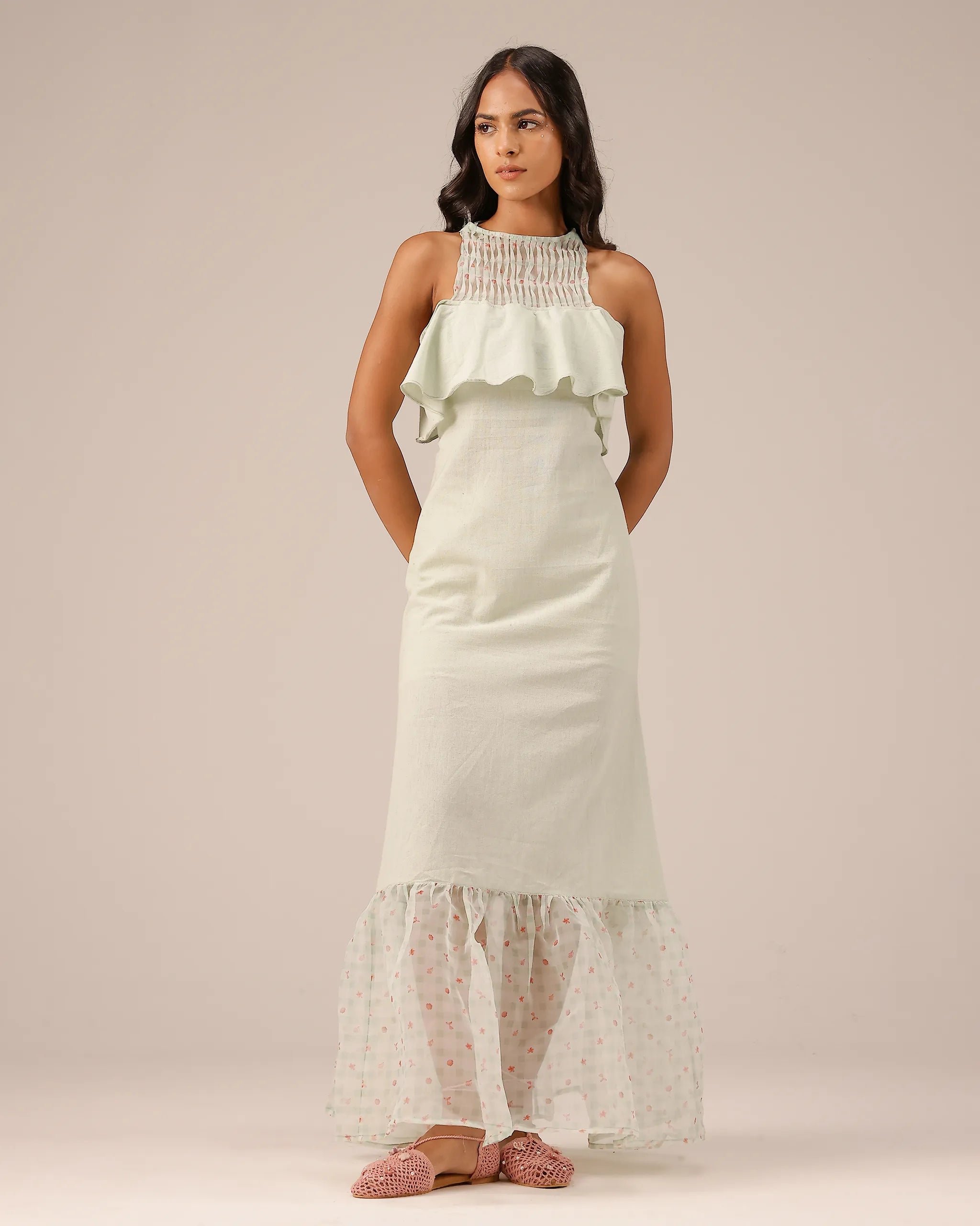 Palm Pop Jacket & Dress (Light Green)