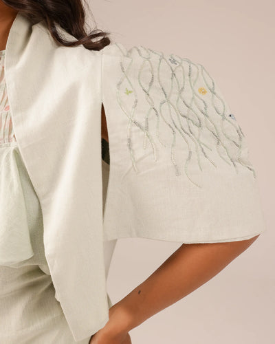 Palm Pop Jacket (Light Green)