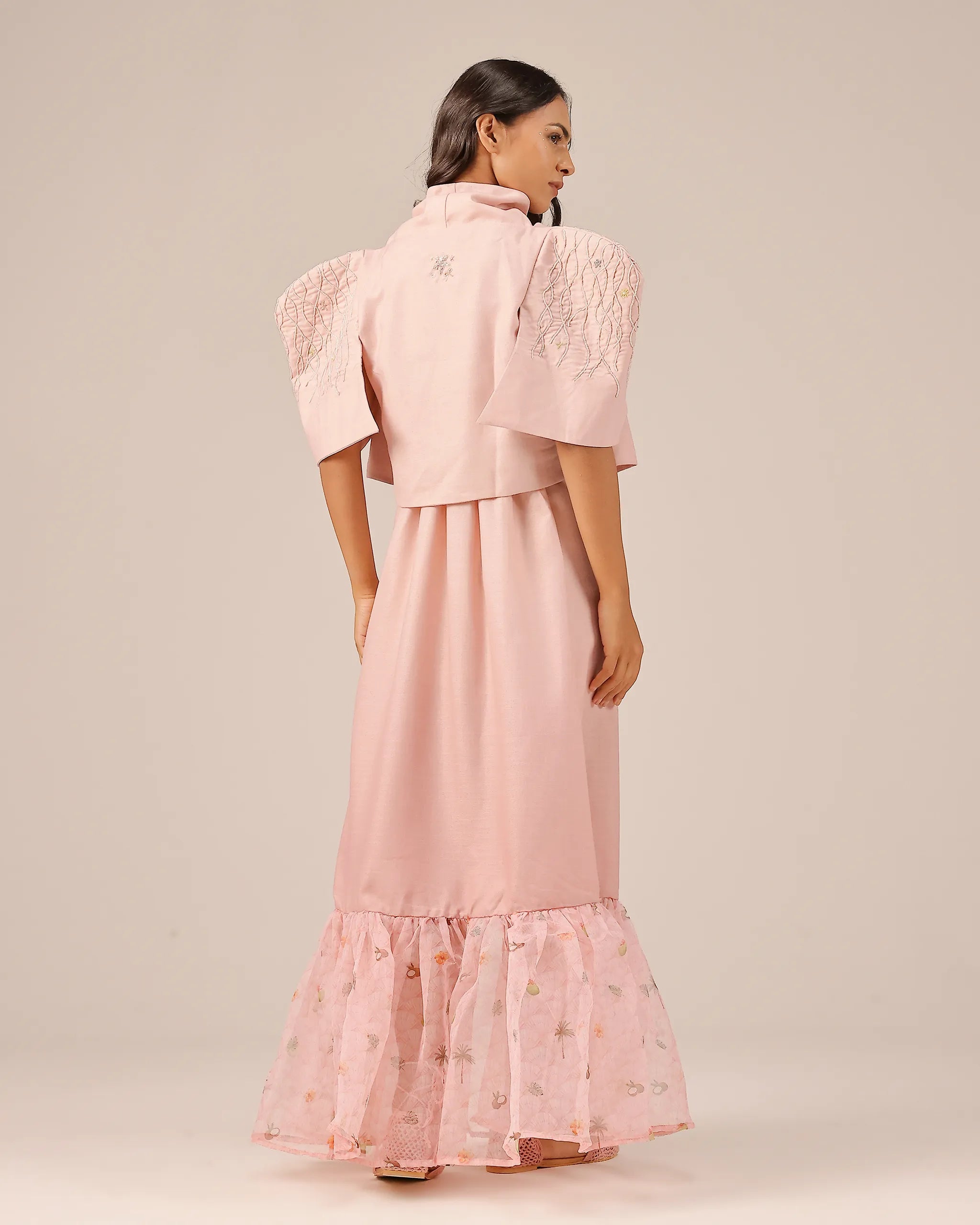 Palm Pop Jacket & Dress (Pink)