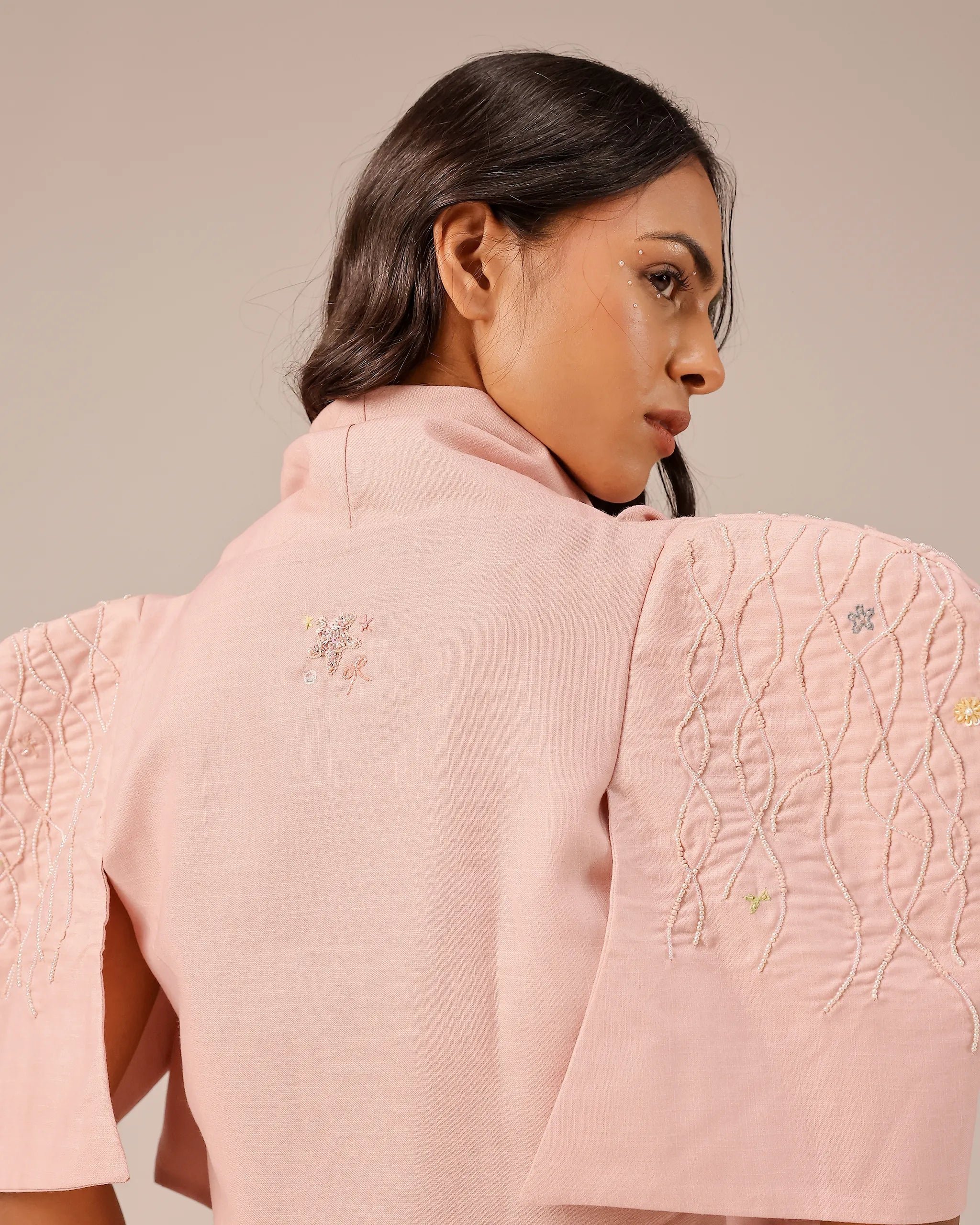 Palm Pop Jacket & Dress (Pink)