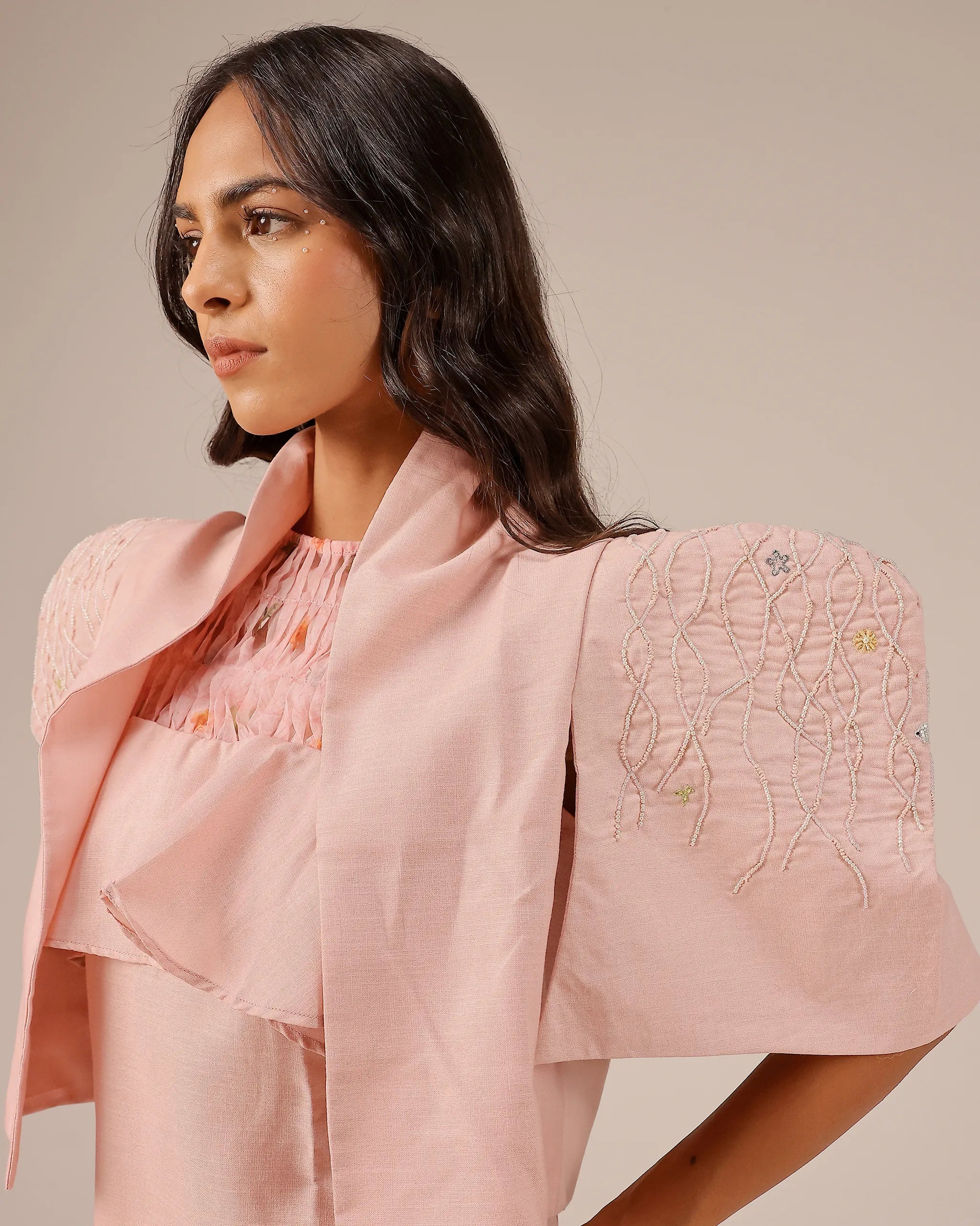 Palm Pop Jacket & Dress (Pink)