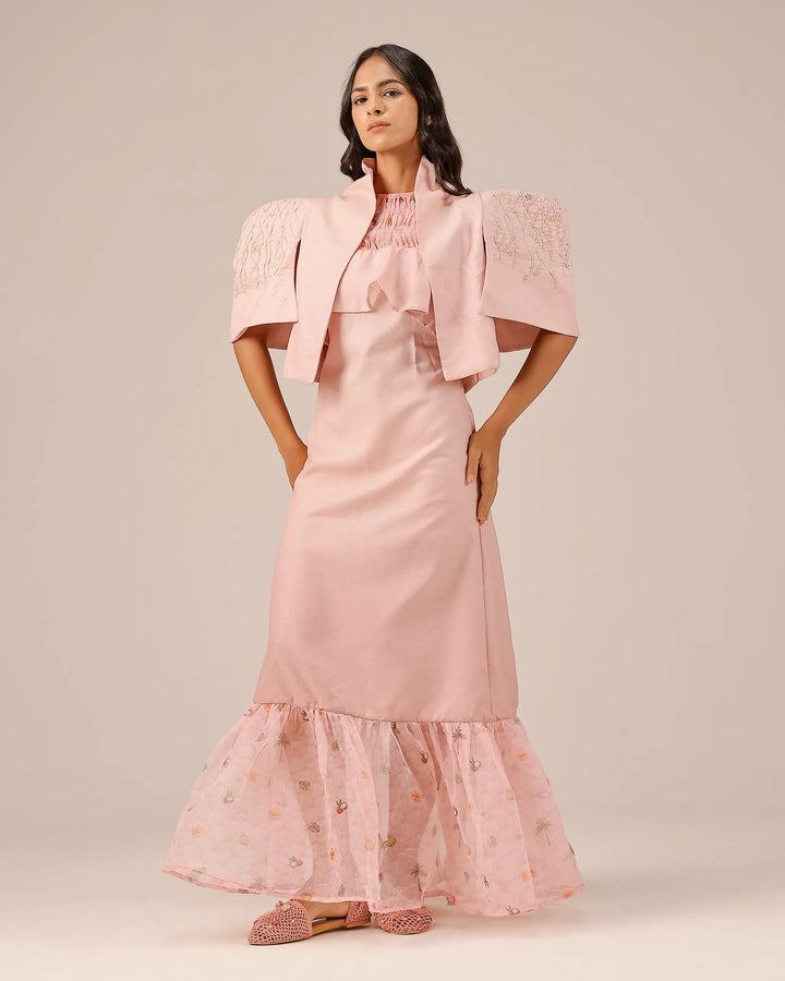 Palm Pop Jacket & Dress (Pink)