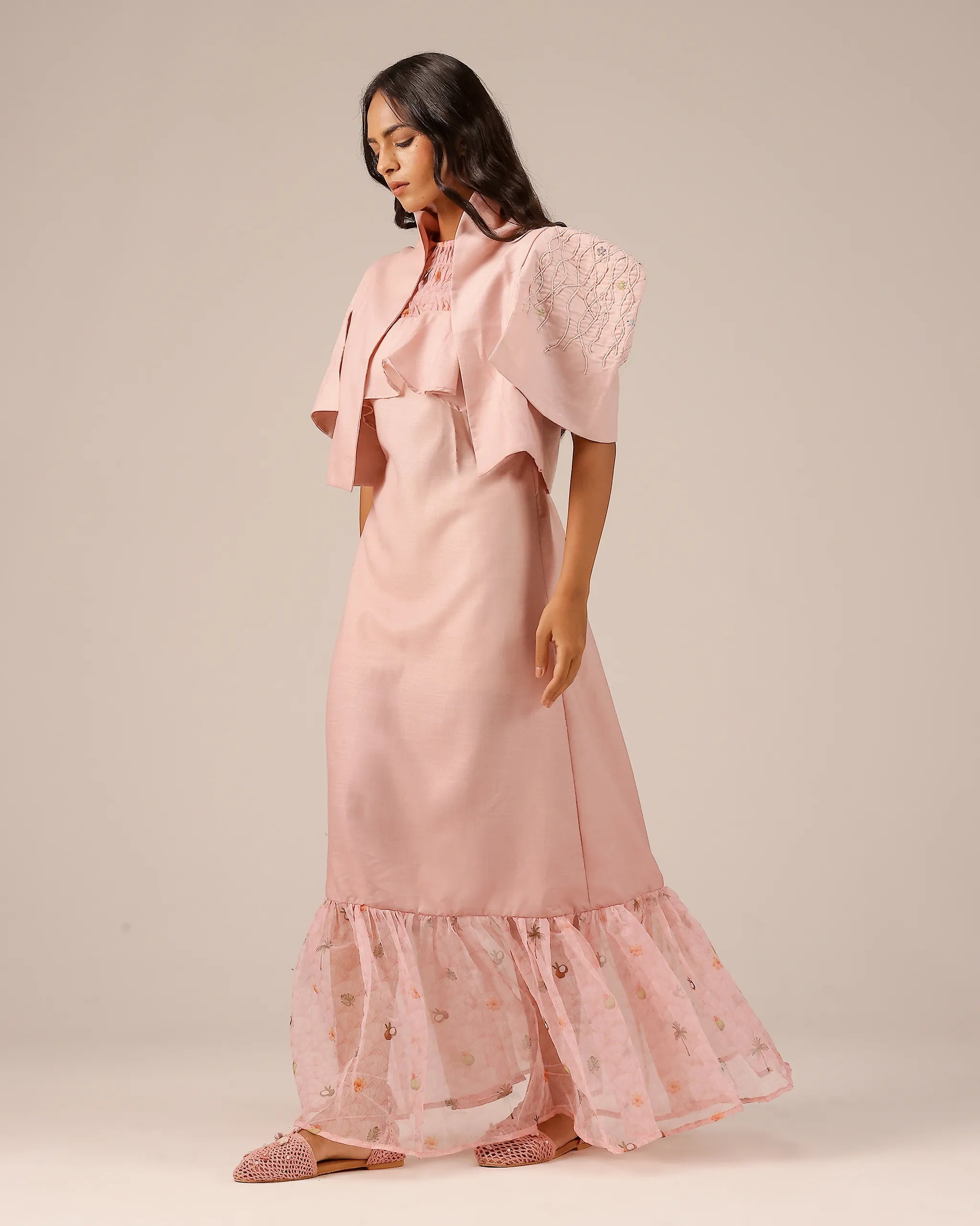Palm Pop Jacket & Dress (Pink)