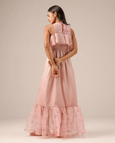 Palm Pop  Dress (Pink)