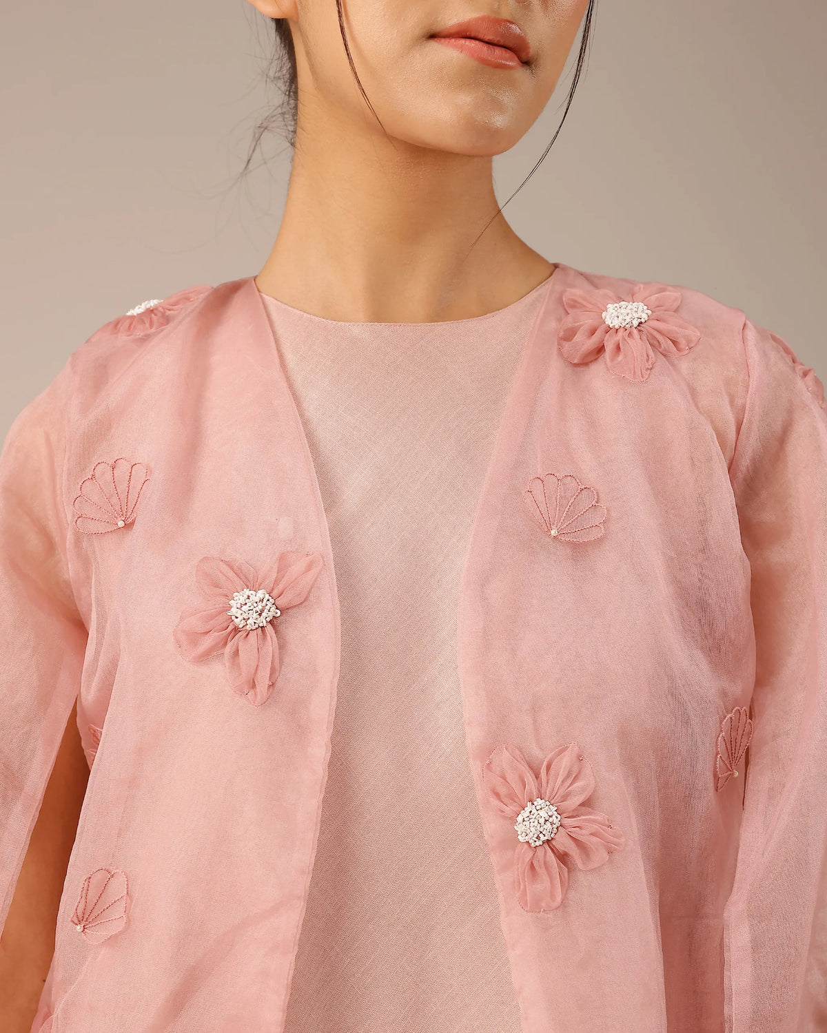 Wave Kiss Jacket & Dress (Pink)