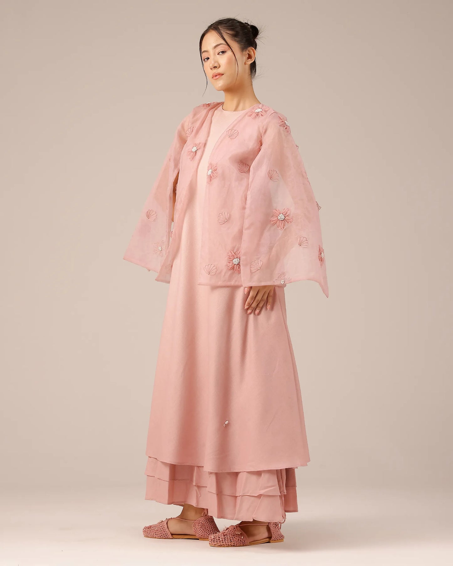 Wave Kiss Jacket  (Pink)