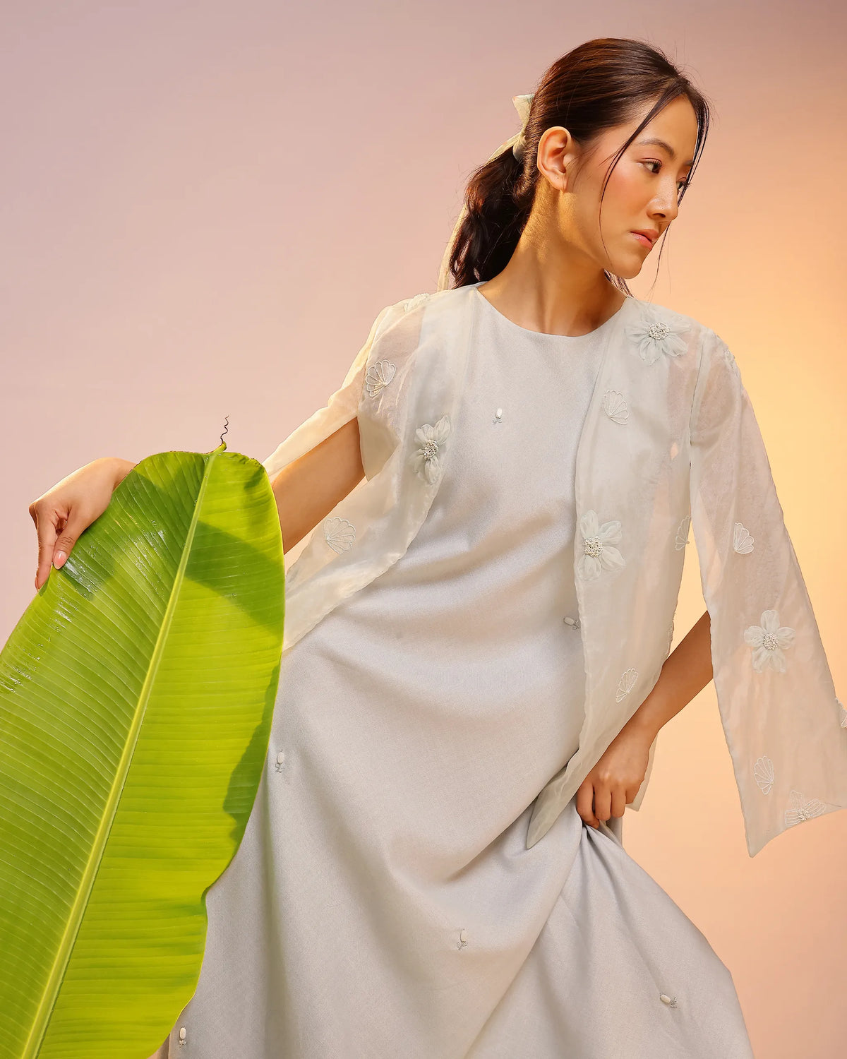 Wave Kiss Jacket & Dress (Grey)