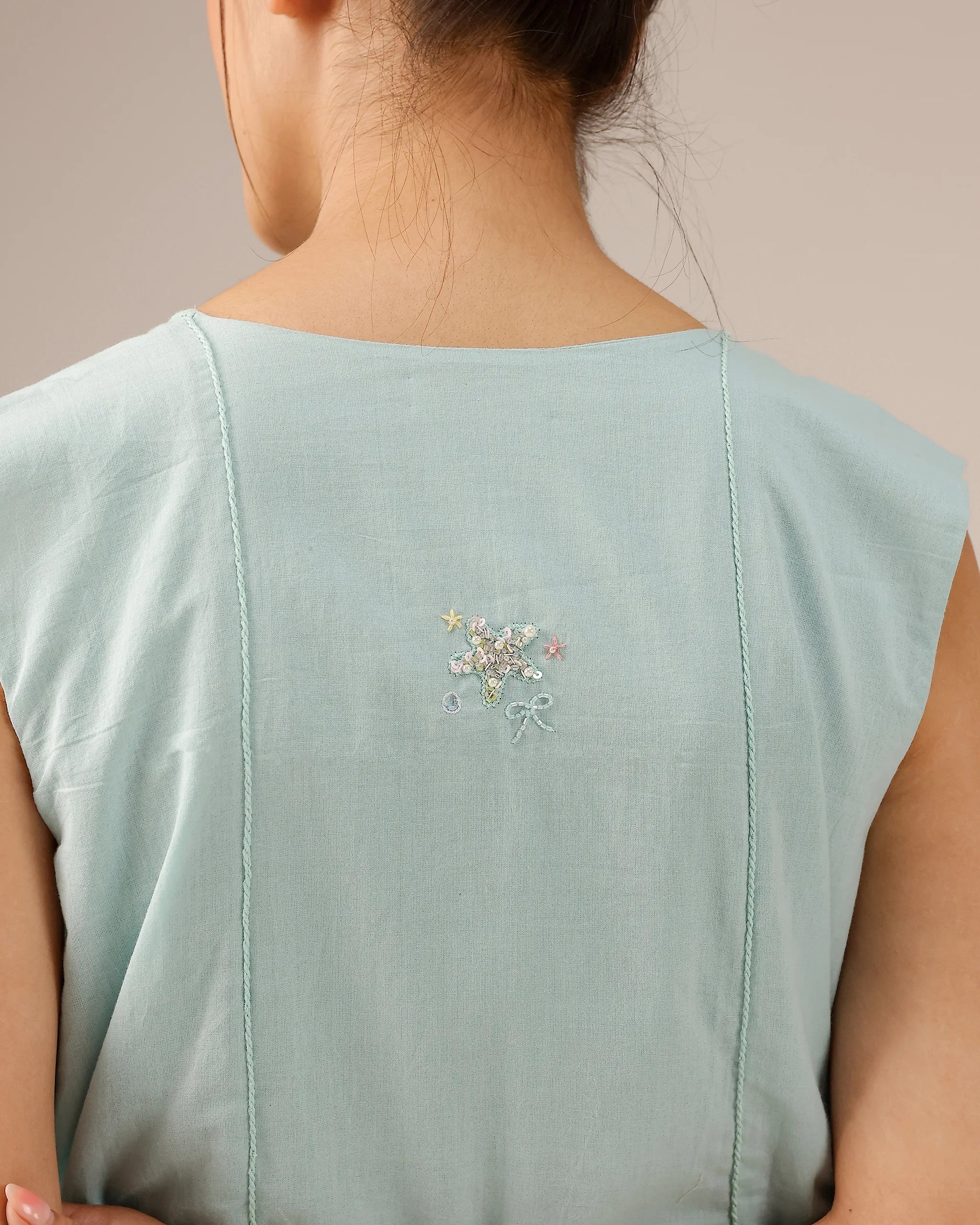 Blush Pearl Jacket & Dress (Blue)