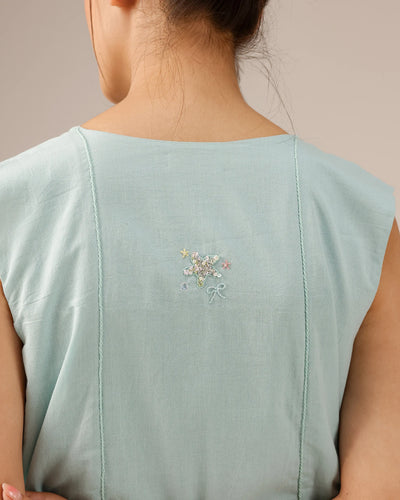 Blush Pearl Jacket & Dress (Blue)