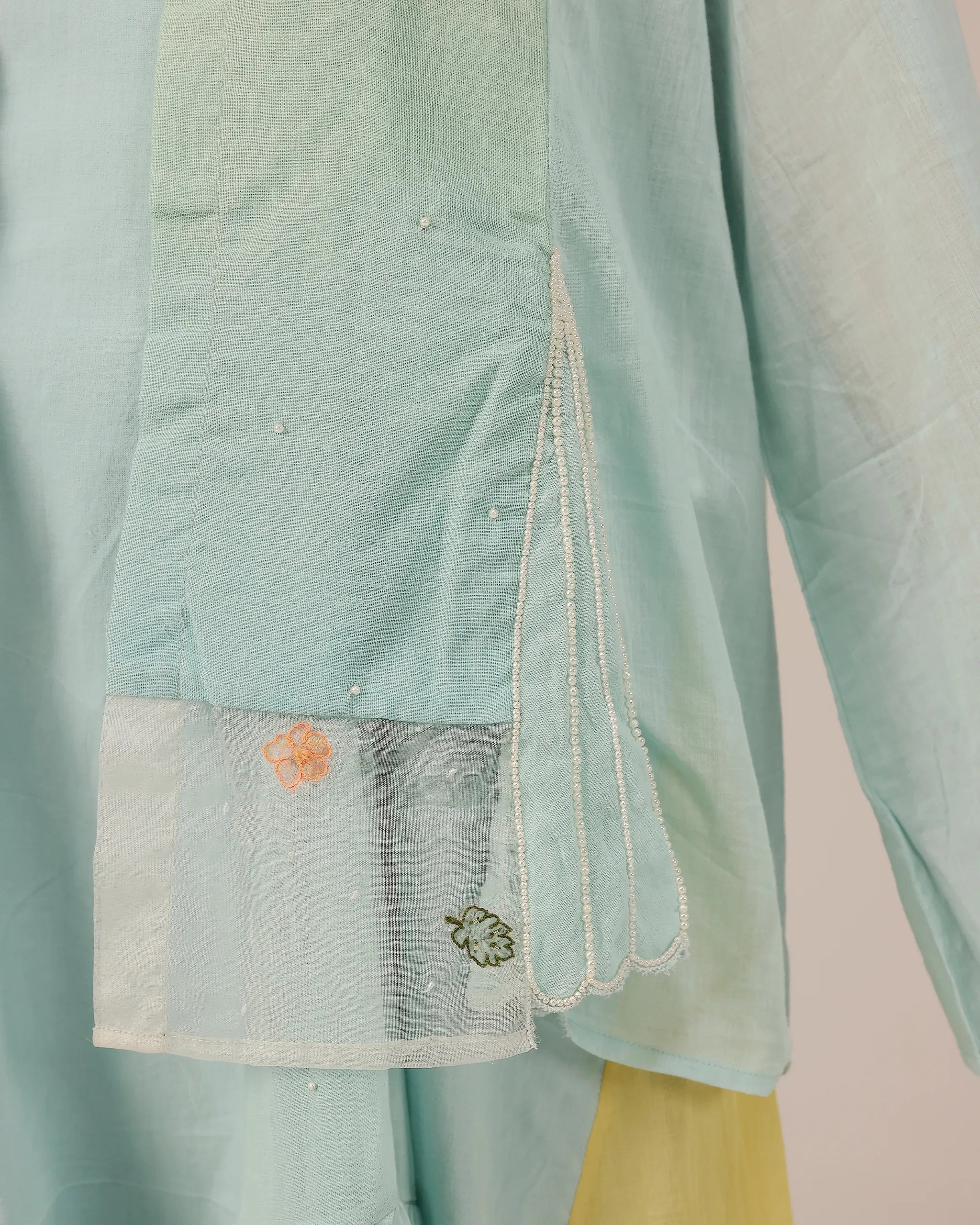 Blush Pearl Jacket & Dress (Blue)