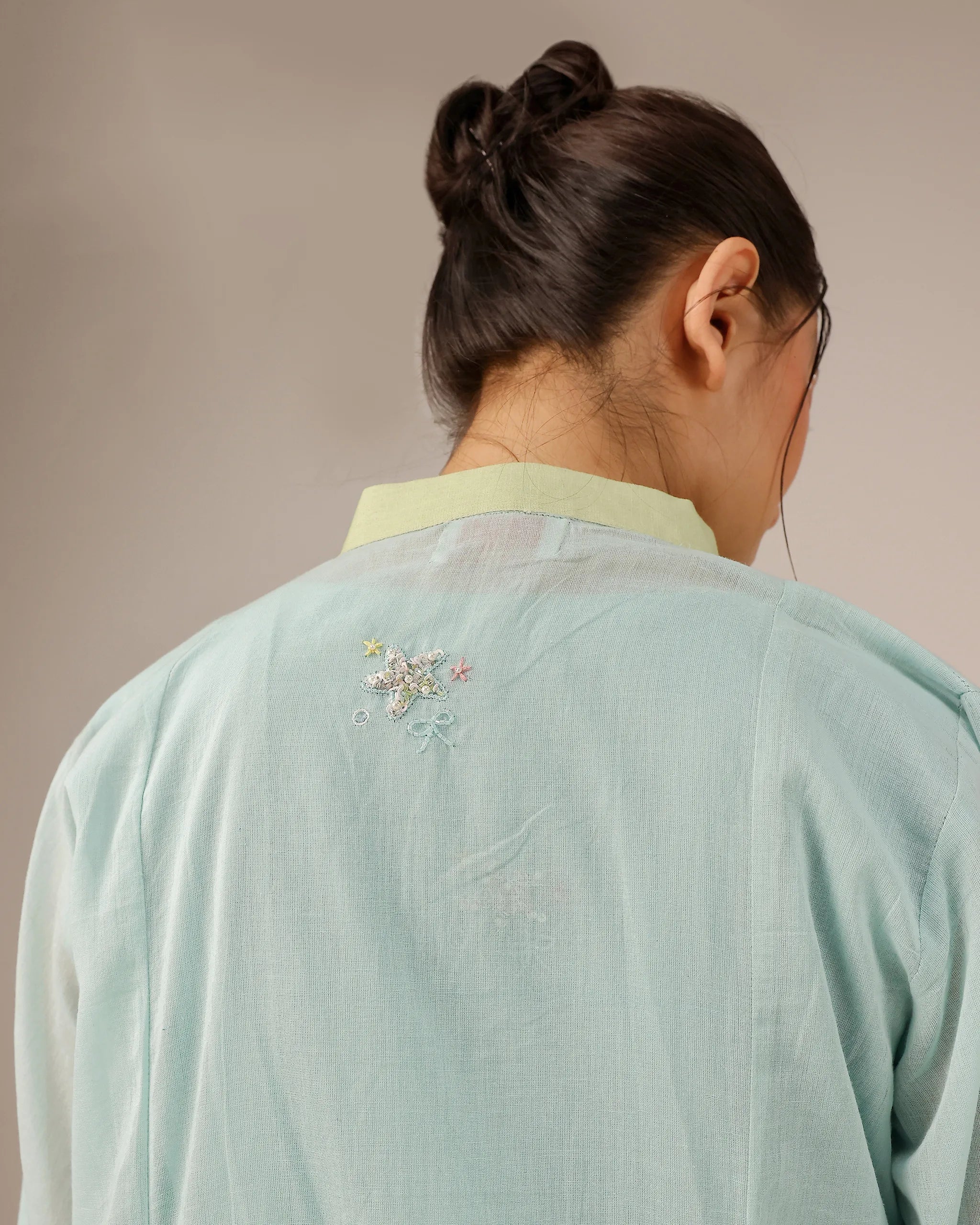 Blush Pearl Jacket & Dress (Blue)