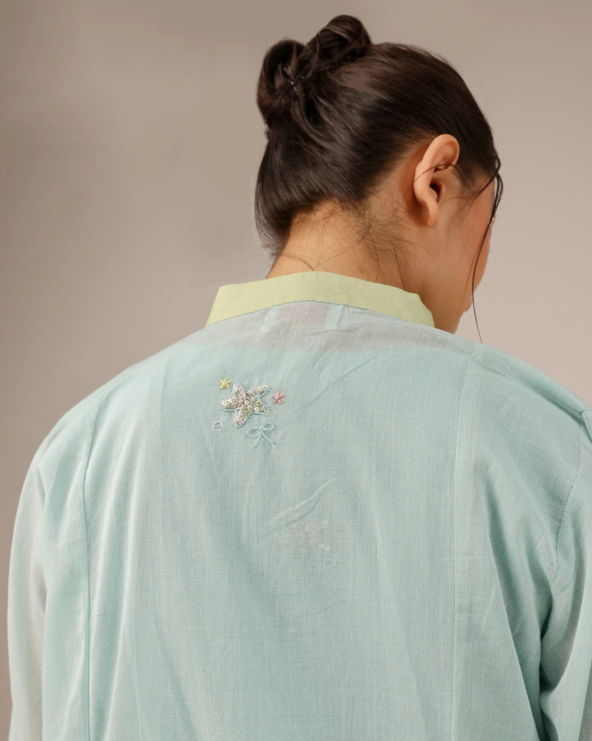 Blush Pearl Jacket (Blue)
