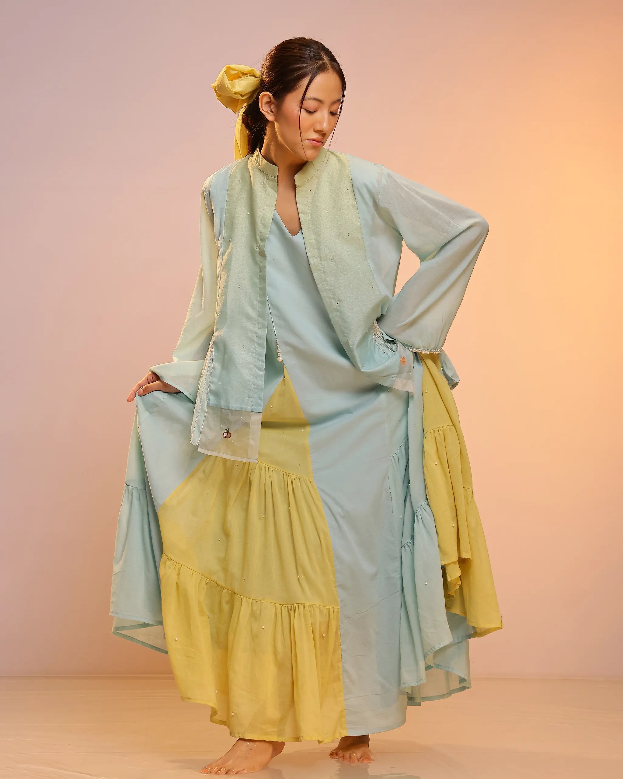 Blush Pearl Jacket (Blue)